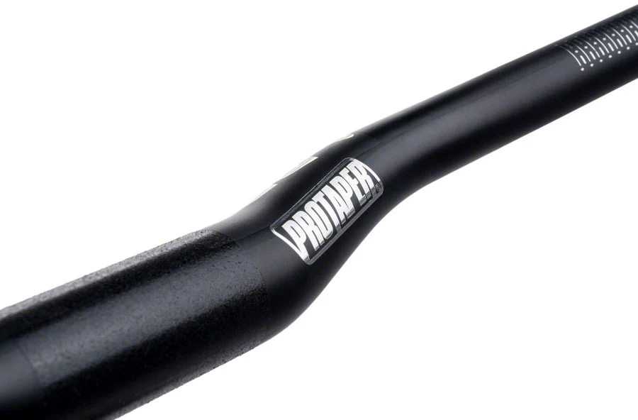ProTaper C12 Handlebar - 810mm 12mm Rise 31.8mm Carbon Polish Black/Chrome - Image 4