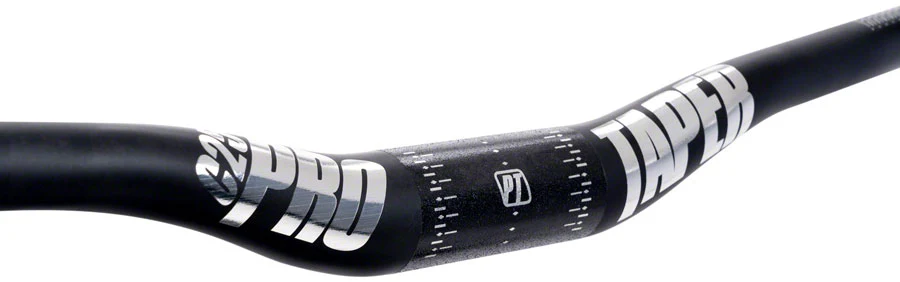 ProTaper C25 Handlebar - 810mm 25mm Rise 35.0mm Carbon Polish Black/Chrome - Image 2