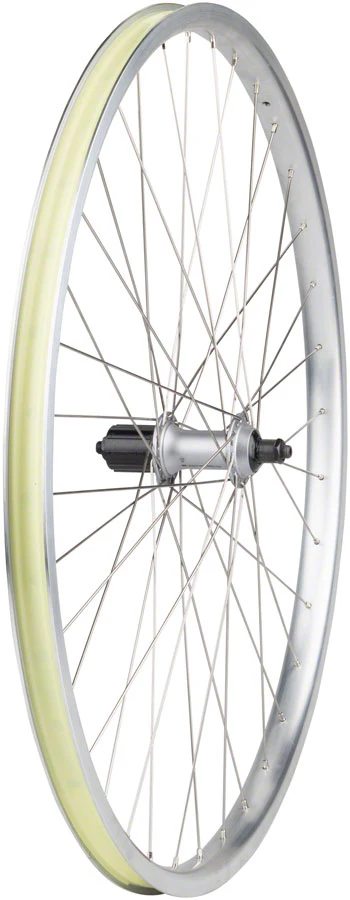 Quality Wheels Value HD Series Rear Wheel - 29" QR x 135mm Rim Brake HG 10 Silver Clincher - Image 2