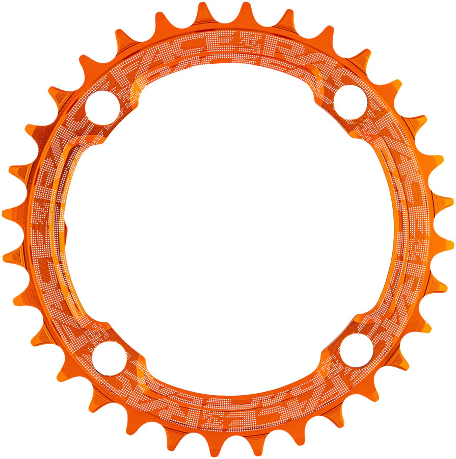 RaceFace 1x Narrow Wide Chainring - 32t 104 BCD 10-12 Speed 7075 Aluminum Orange - Image 2