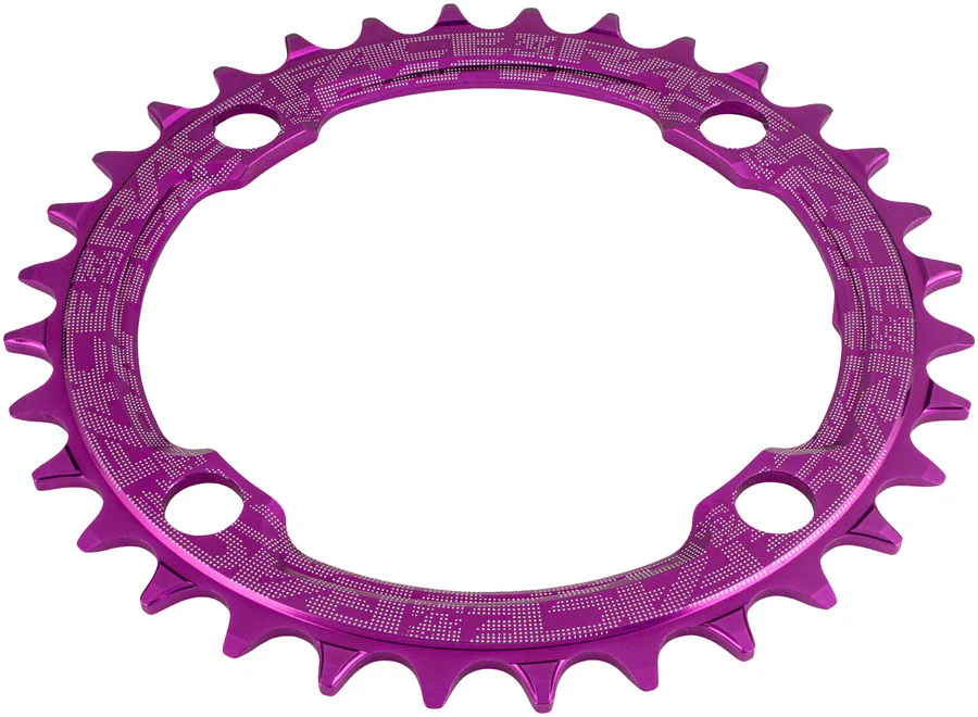 RaceFace 1x Narrow Wide Chainring - 32t 104 BCD 10-12 Speed 7075 Aluminum Purple - Image 4
