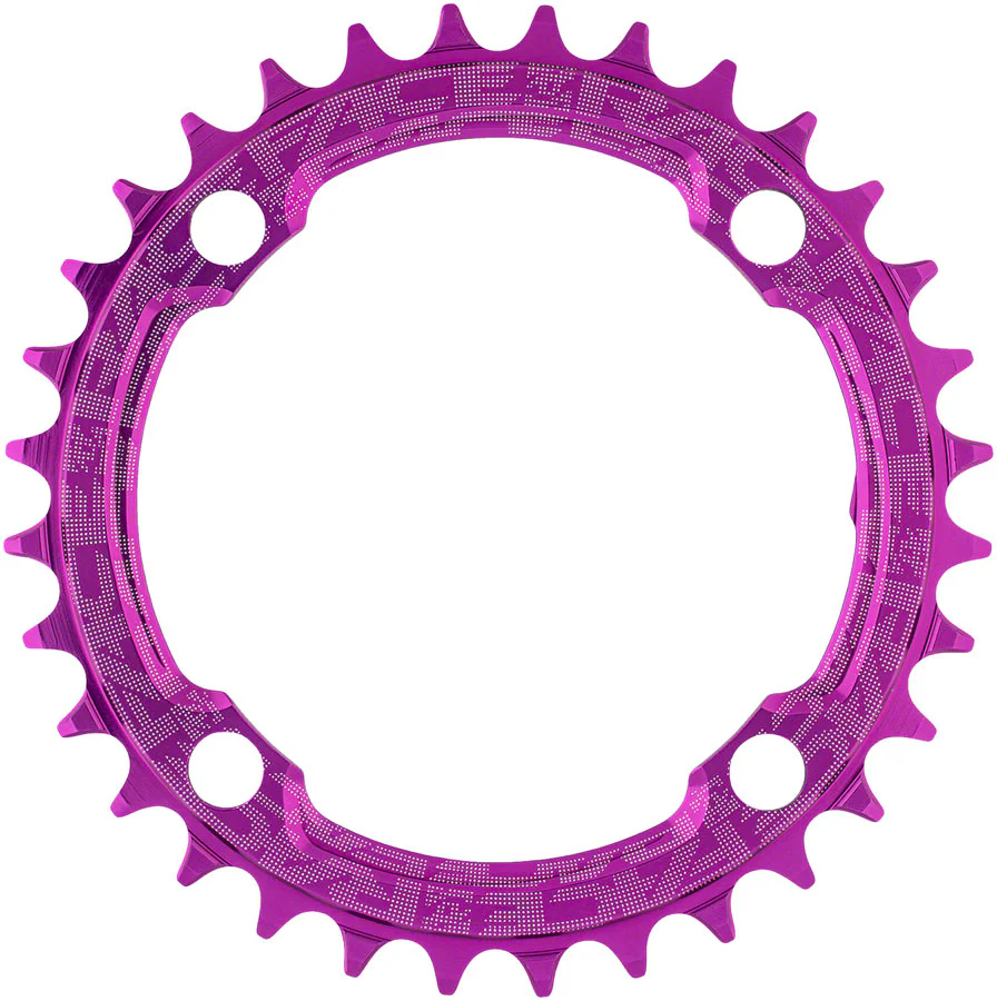 RaceFace 1x Narrow Wide Chainring - 36t 104 BCD 10-12 Speed 7075 Aluminum Purple - Image 2