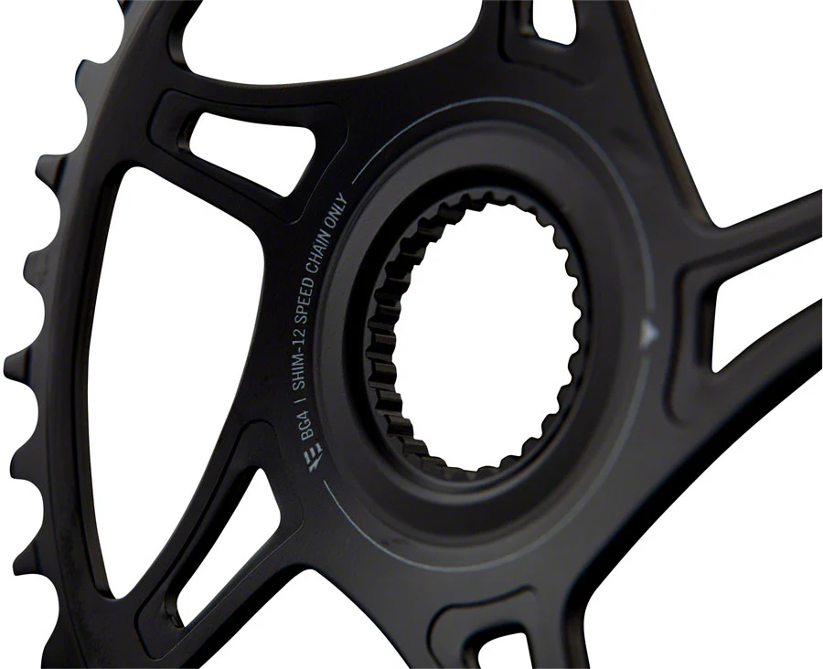 RaceFace Bosch G4 Direct Mount Hyperglide+ eMTB Chainring 52mm Chainline - 36t Steel Requires Shimano 12-speed HG+ Chain BLK - Image 2