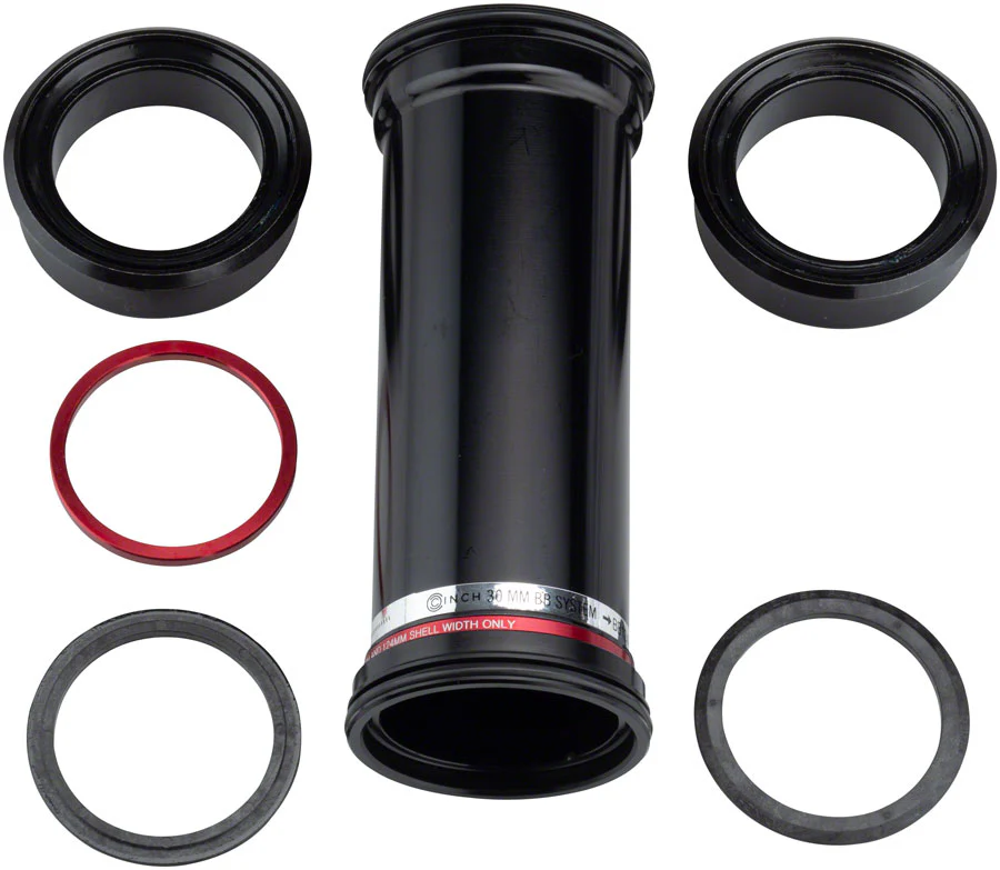 RaceFace CINCH BB124 Bottom Bracket 41mm ID x 124mm Shell x 30mm Spindle Double Row Bearing External Seal - Image 2