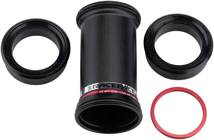 RaceFace CINCH BB92 Bottom Bracket 41mm ID x 92mm Shell x 30mm Spindle Double Row Bearing External Seal - Image 2