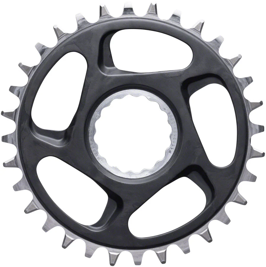 RaceFace ERA Direct Mount Wide Chainring - 34t DM CINCH For Shimano 12-Speed HG+ Compatible Chain BLK - Image 4