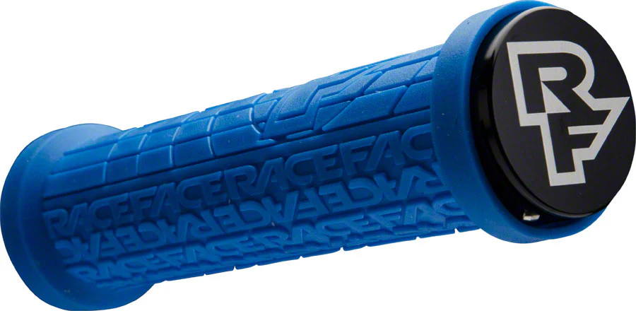 RaceFace Grippler Grips - Blue Lock-On 30mm - Image 2