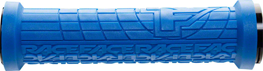 RaceFace Grippler Grips - Blue Lock-On 33mm - Image 3