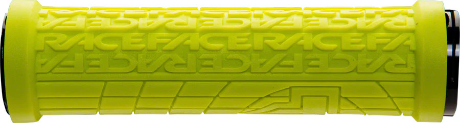 RaceFace Grippler Grips - Yellow Lock-On 33mm - Image 3
