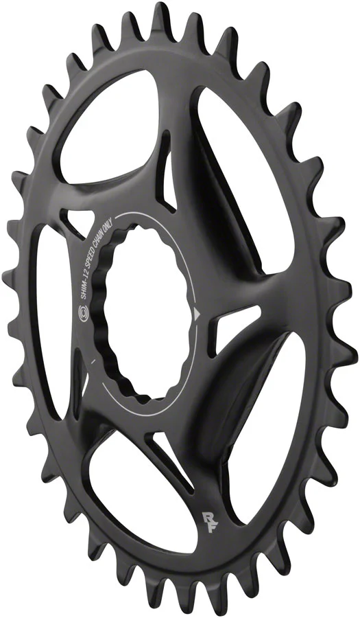 RaceFace Narrow Wide Direct Mount CINCH Steel Chainring - Shimano 12-Speed requires Hyperglide+ compatible chain 34t BLK - Image 2