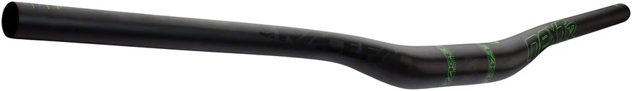 RaceFace NEXT R 35 Carbon Riser Handlebar - 35 x 800mm 20mm Rise Green - Image 2