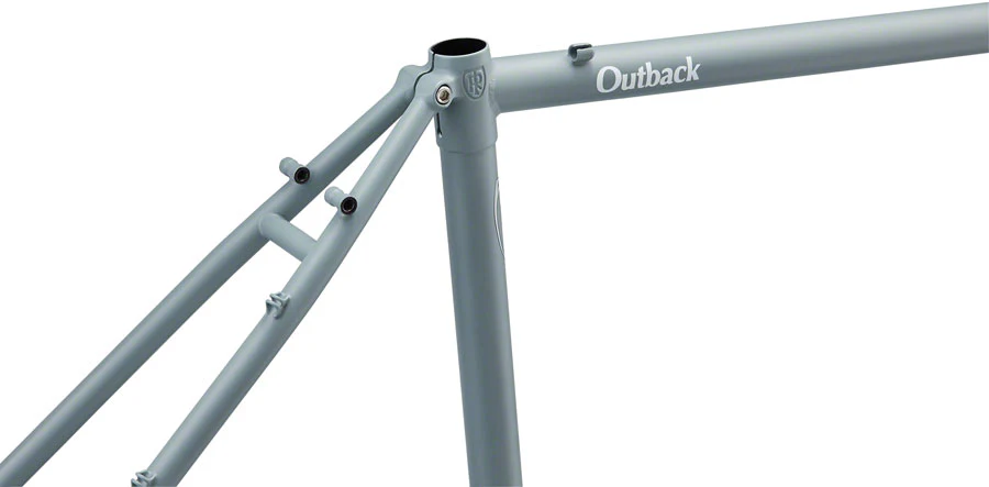 Ritchey Outback Frameset - 700c/650b Steel Granite and Snow Large - Image 3