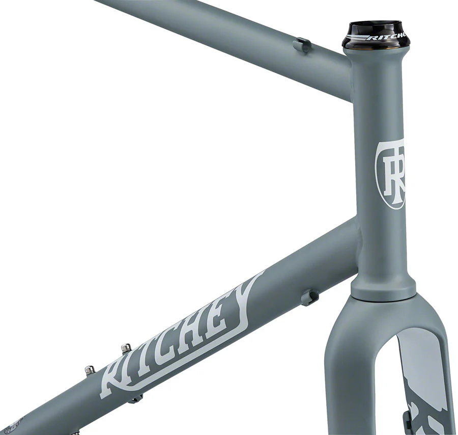 Ritchey Outback Frameset - 700c/650b Steel Granite and Snow Medium - Image 2