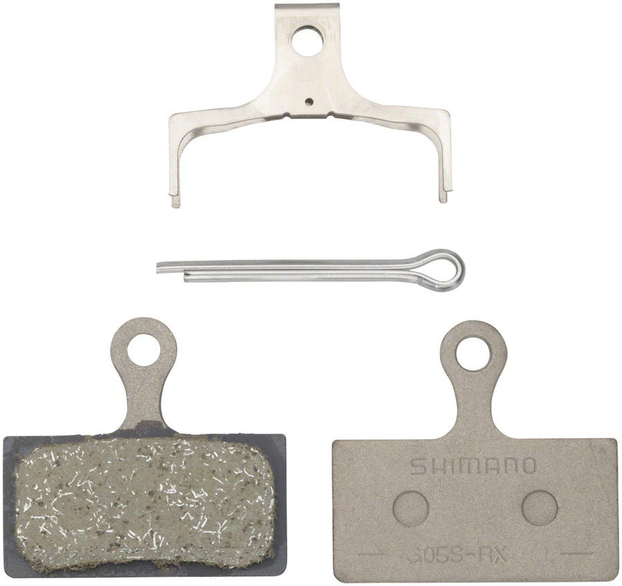 Shimano G05S Disc Brake Pad Spring - Resin Compound Stainless Steel Back Plate Box/25 pair - Image 2