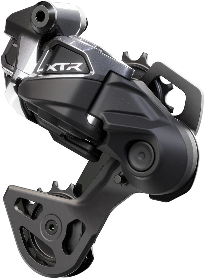 Shimano XTR RD-M9250-GS Di2 Wireless Rear Derailleur - 12-Speed Medium Cage Shadow ES BLK/Gray - Image 2