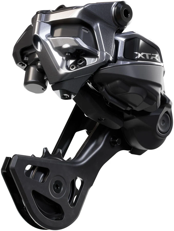 Shimano XTR RD-M9250-GS Di2 Wireless Rear Derailleur - 12-Speed Medium Cage Shadow ES BLK/Gray - Image 3
