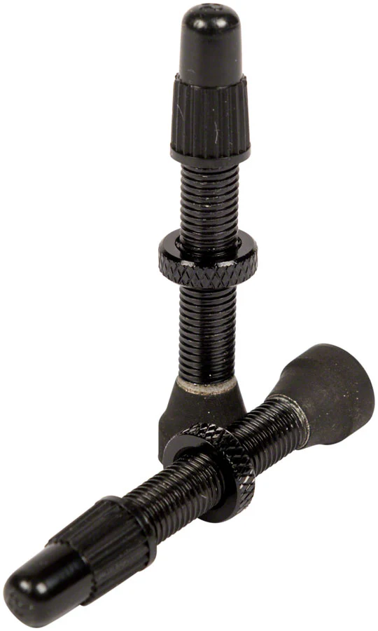 Stans Alloy Valve Stems - 35mm Pair Black - Image 2