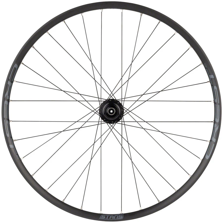 Stans Crest S2 Front Wheel - 26" QR x 100mm 6-Bolt Black - Image 3