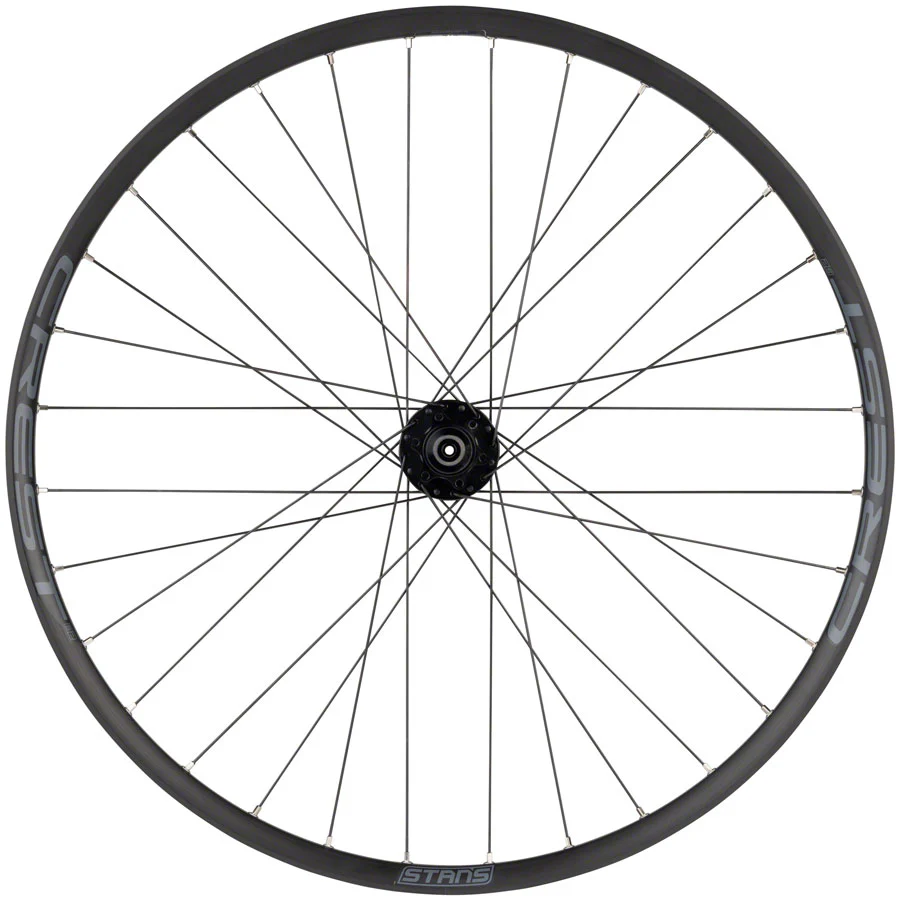 Stans Crest S2 Front Wheel - 26" QR x 100mm 6-Bolt Black - Image 4
