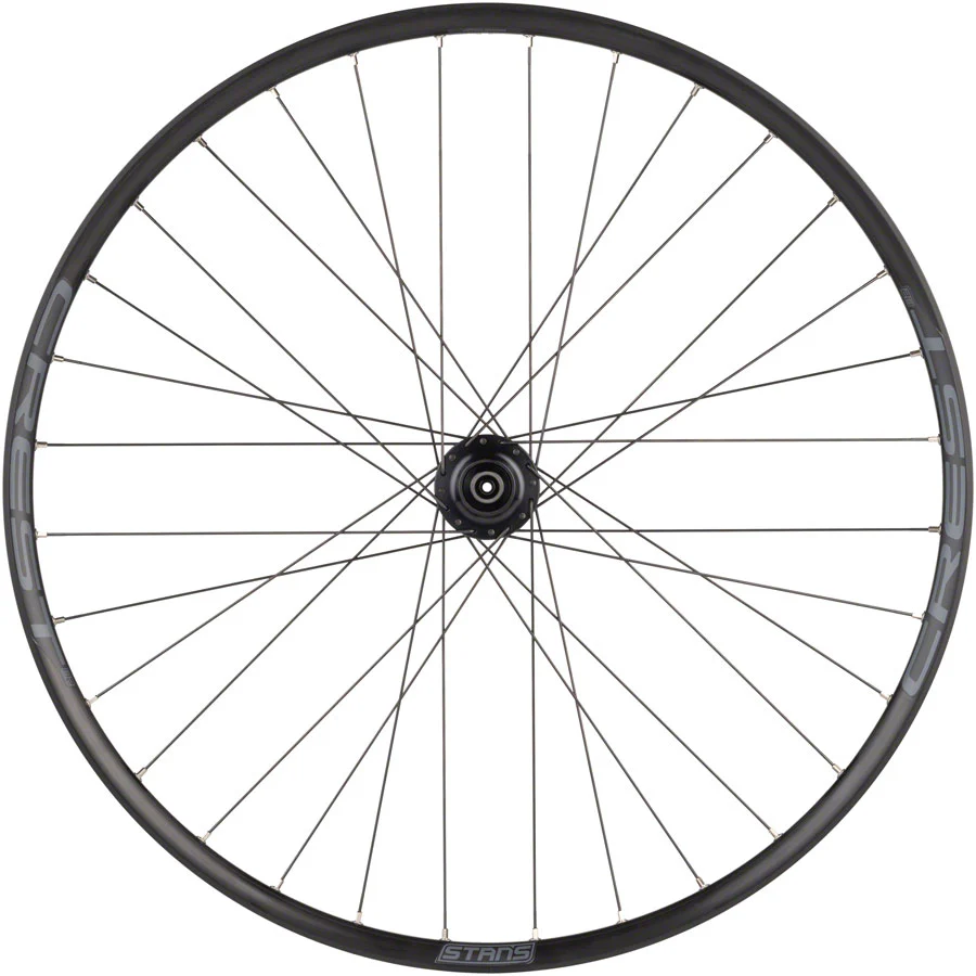 Stans Crest S2 Front Wheel - 27.5" QR x 100mm 6-Bolt Black - Image 3