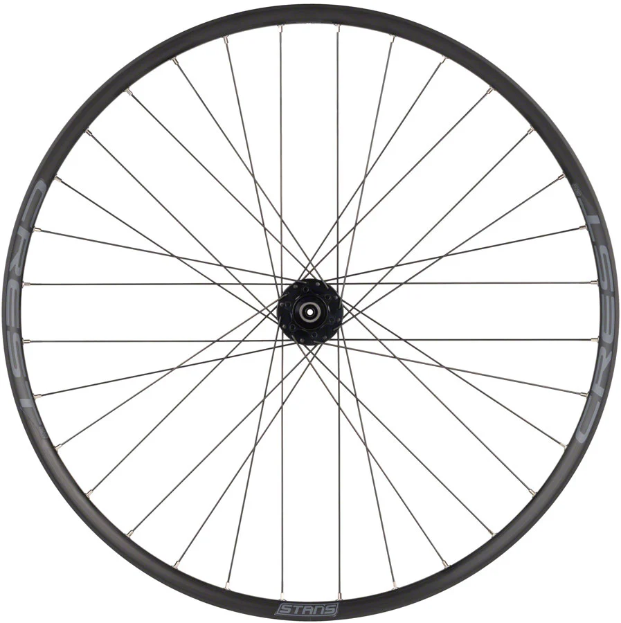 Stans Crest S2 Front Wheel - 27.5" QR x 100mm 6-Bolt Black - Image 4
