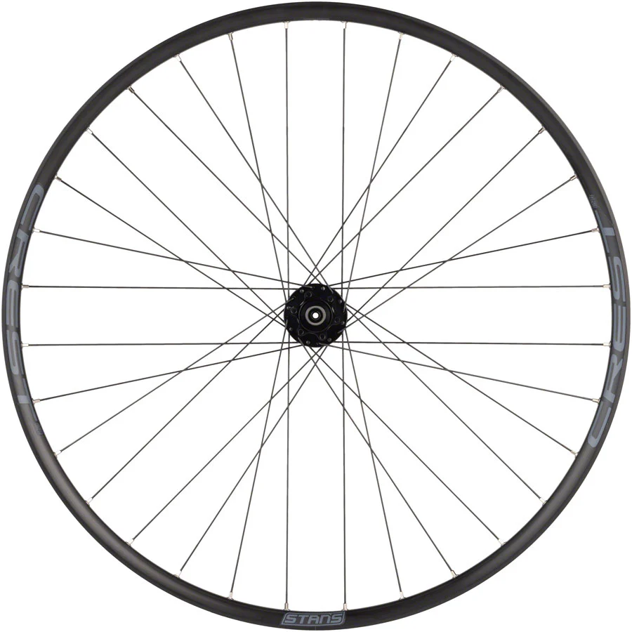 Stans Crest S2 Front Wheel - 29" QR x 100mm 6-Bolt Black - Image 4