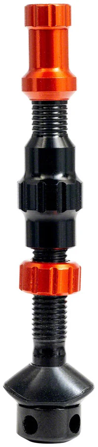 Stans Tubeless Valve Stem Cap Color Kit - Orange Pair - Image 2