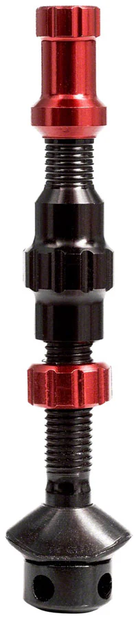 Stans Tubeless Valve Stem Cap Color Kit - Red Pair - Image 2