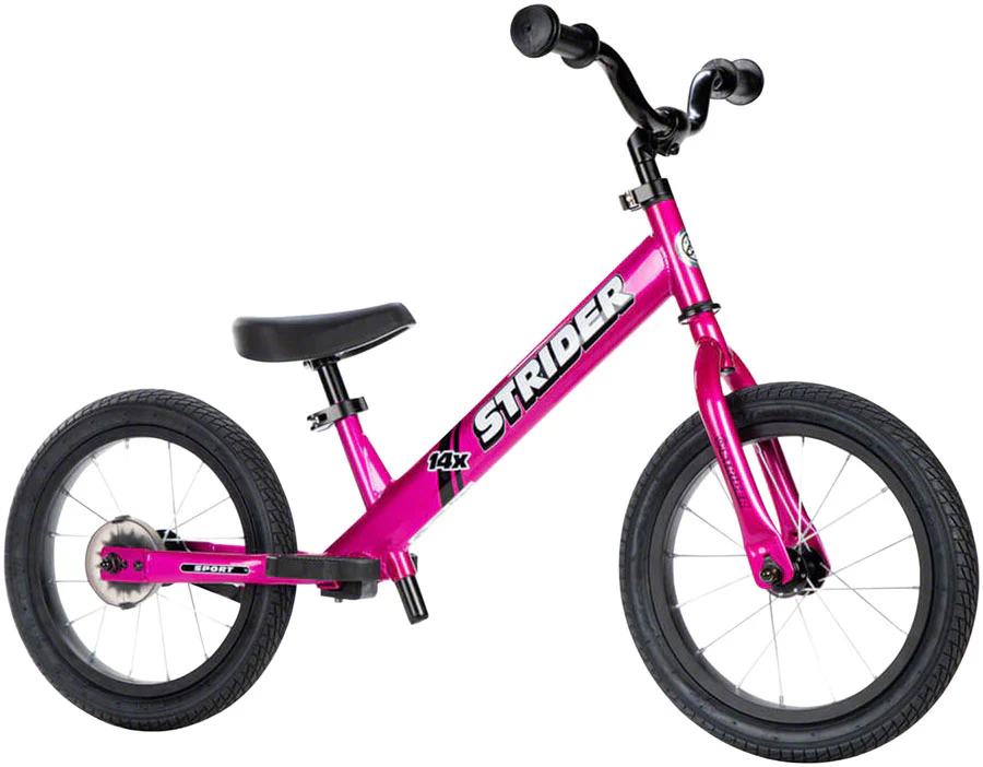 Strider 14x Classic Balance Bike - Fuschia - Image 2