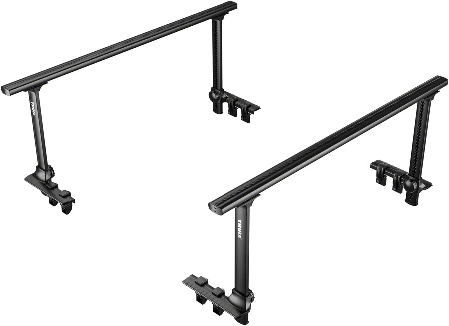 Thule 500XTB Xsporter Pro Pick Up Truck Bed Rack System: Black - Image 2