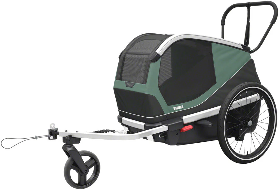 Thule Bexey Dog Bike Trailer- Hazy Green Large - Image 3