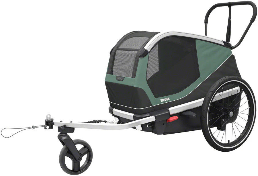 Thule Bexey Dog Bike Trailer- Hazy Green Medium - Image 2