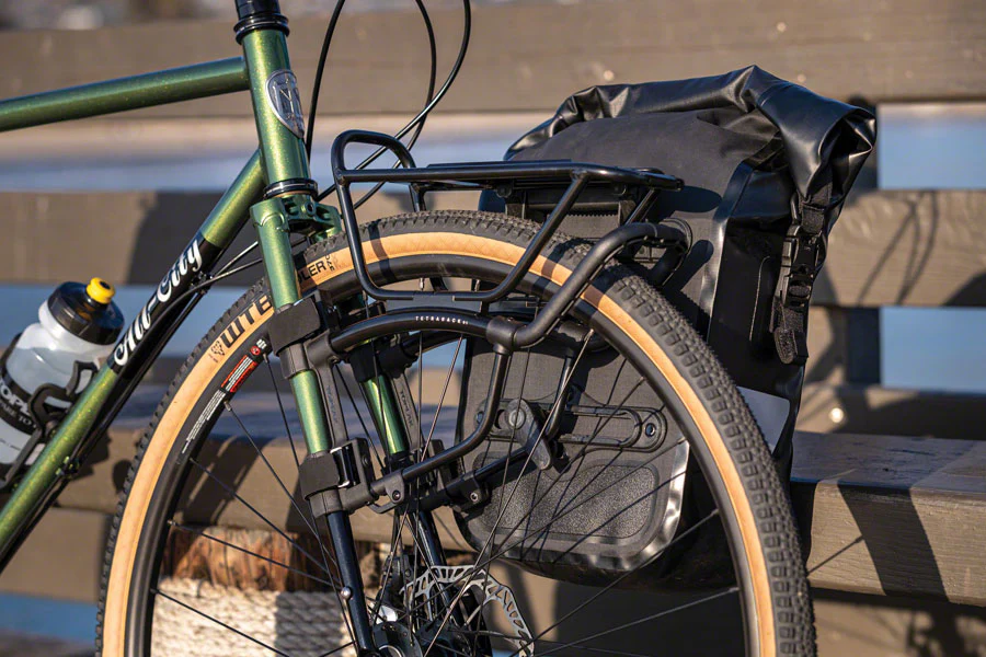 Topeak TetraRack R1 Front Rack Gravel/Road - Fork Blade Strap Mount  QuickTrack Compatible BLK - Image 3