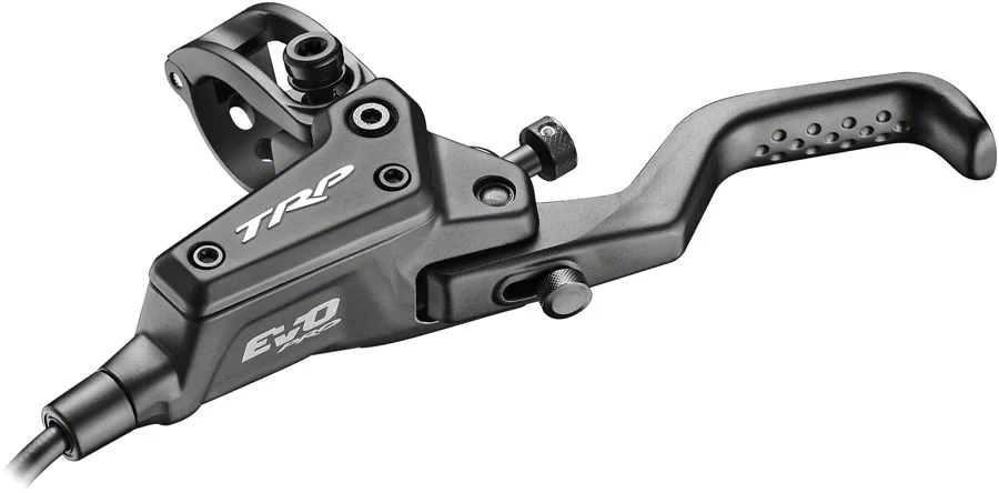 TRP EVO Pro HD-M9040 Disc Brake Lever - Left/Front Rear 1900mm Hose Post Mount 4-Piston BLK - Image 2