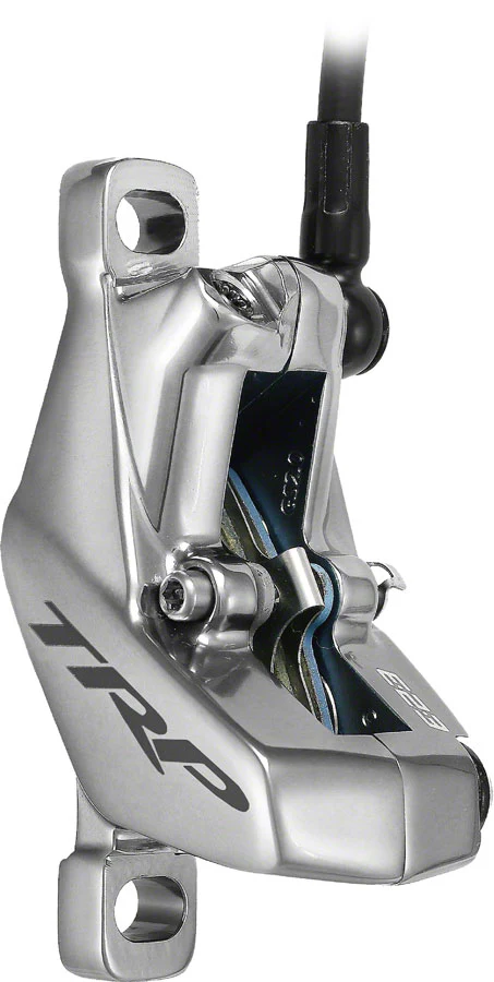 TRP EVO Pro HD-M9040 Disc Brake Lever - Left/Front Rear 1900mm Hose Post Mount 4-Piston Gray - Image 3