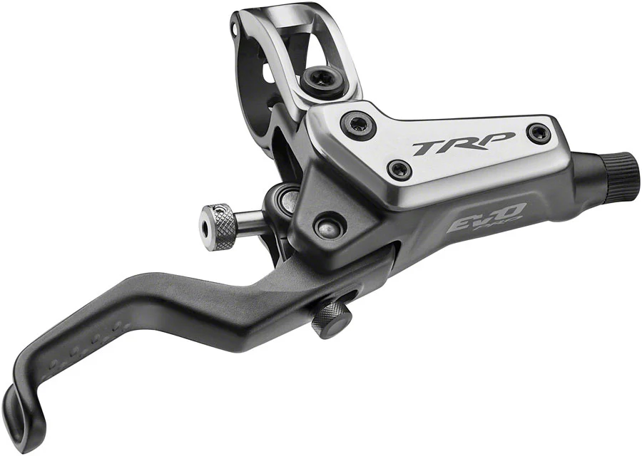 TRP EVO Pro HD-M9040 Disc Brake Lever - Right/Front Rear 1900mm Hose Post Mount 4-Piston Gray - Image 2