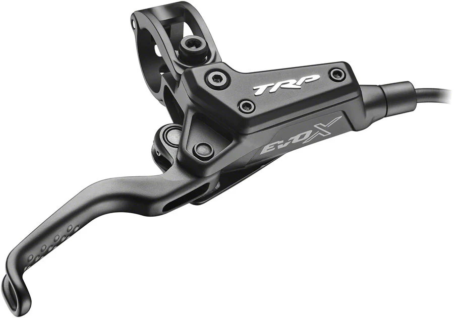 TRP EVO X HD-M9020 Disc Brake Lever - Right/Front Rear 1900mm Hose Post Mount 2-Piston BLK - Image 2