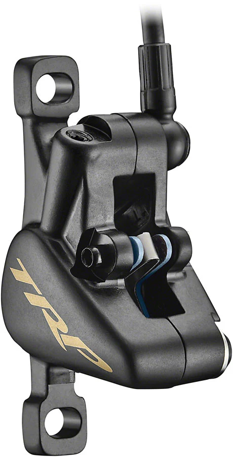 TRP EVO X HD-M9020 Disc Brake Lever - Right/Front Rear 1900mm Hose Post Mount 2-Piston Gold - Image 3