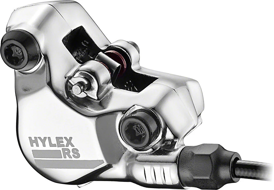 TRP Hylex RS Disc Brake Lever - Left Hand Lever Hydraulic Flat Mount Gum/Silver - Image 3