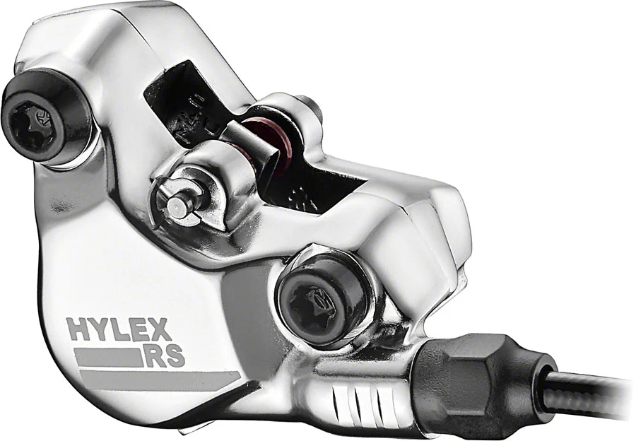 TRP Hylex RS Disc Brake Lever - Right Hand Lever Hydraulic Flat Mount Gum/Silver - Image 3