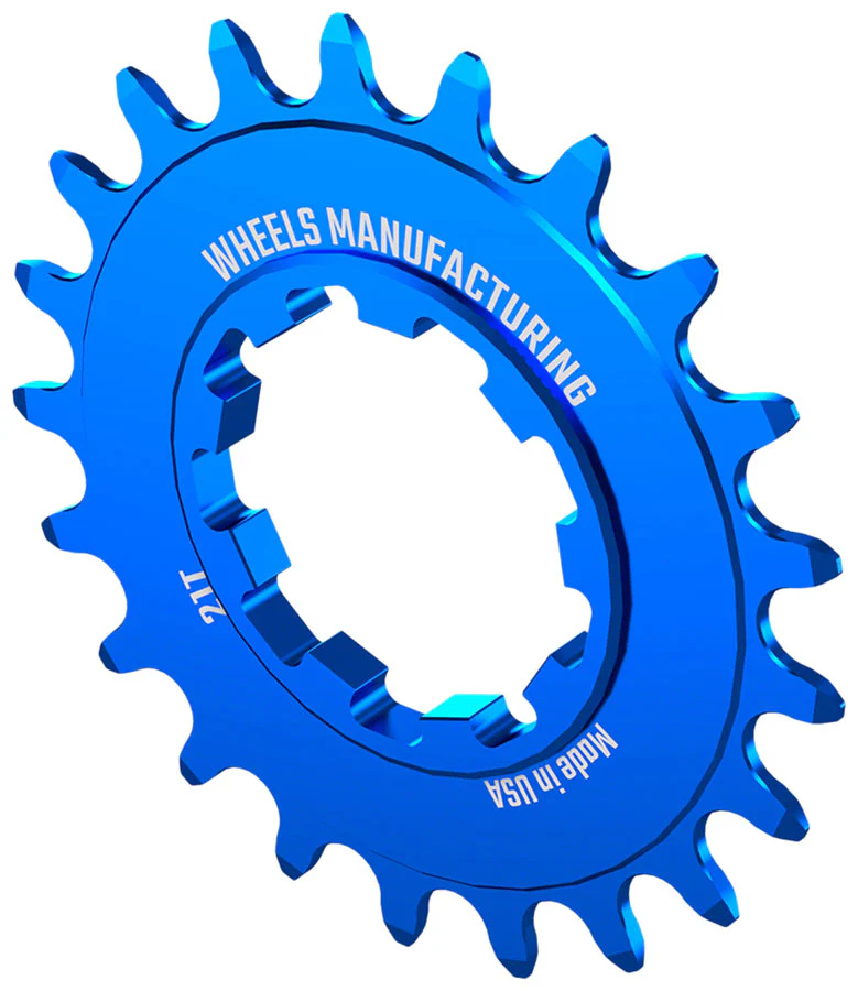 Wheels Manufacturing SOLO-SPEED Cog - 21t Fits SOLO-SPLINE SOLO-XD kits Blue - Image 2