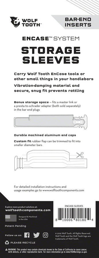 Wolf Tooth EnCase System Storage Sleeves - Image 2